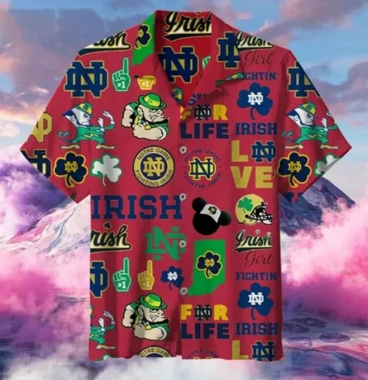 ND Fighting Irish Hawaiian Shirt
