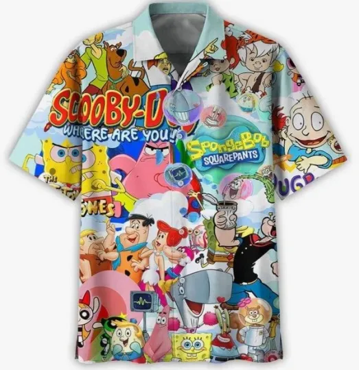 Spongebob Squarepants Cartoon Hawaiian Shirt