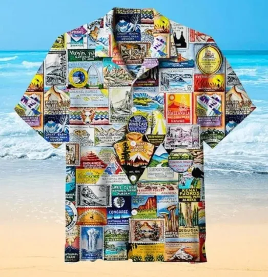 Discover National Park Hawaiian Shirt