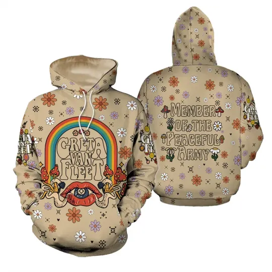 Discover Greta Van Fleet Hoodie, Greta Van Fleet 3D Hoodie