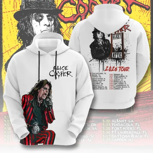 Alice Cooper 3D Hoodie