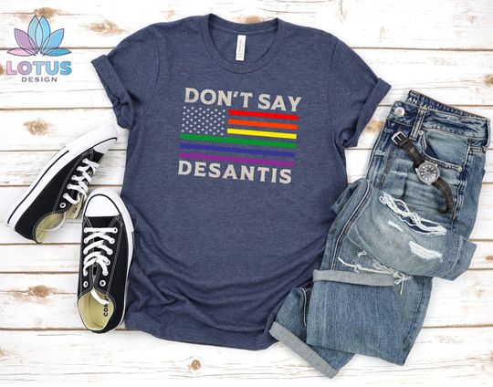 Discover Don't Say Desantis T-Shirt, Equal Rights Tee, LGBT Pride Shirt, Lesbian Sweat