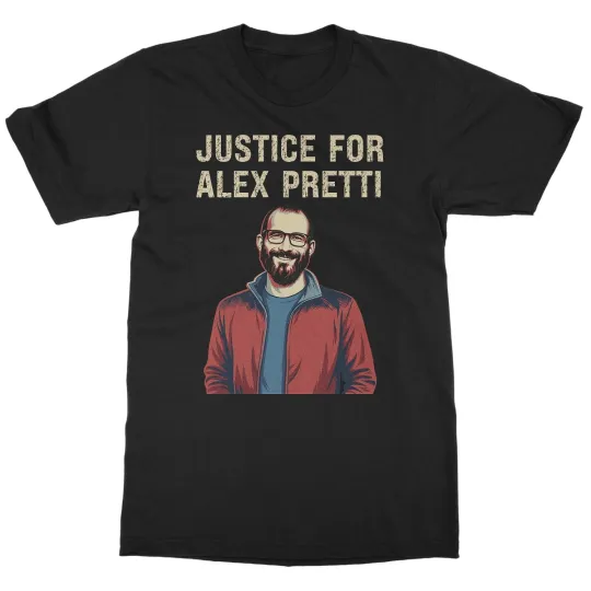 Discover Justice For Alex Pretti - Minnesota Anti Ice Protest Unisex T-Shirt