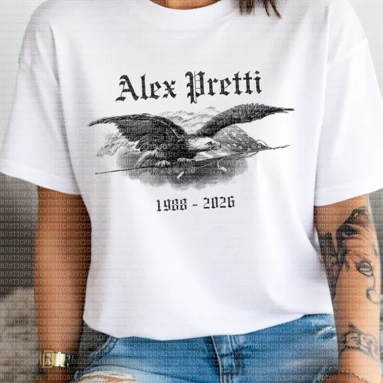 Discover Alex Pretti Shirt Alex Pretti RIP Unisex Men Women Anti-ICE Tee
