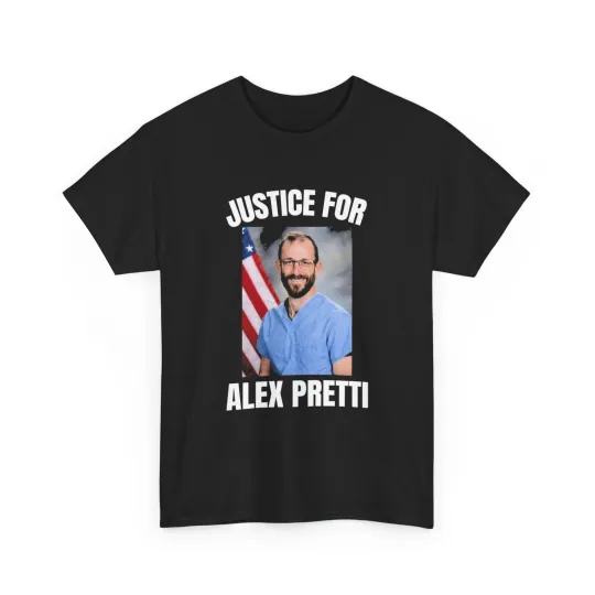 Discover Justice for Alex Pretti T-Shirt | Protest Support Tee