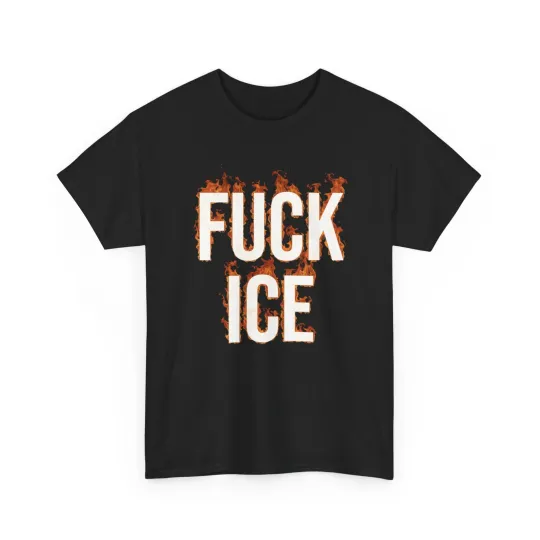 Discover FUCK-ICE Metal T-Shirt Anti MAGA Fascist Tee Alex Pretti Renee Good Protest Tee