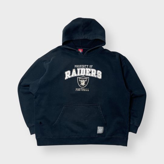 Discover Vintage 90s Reebok Raiders Hoodie Sweatshirt, football Embroidered Logo Football, XL