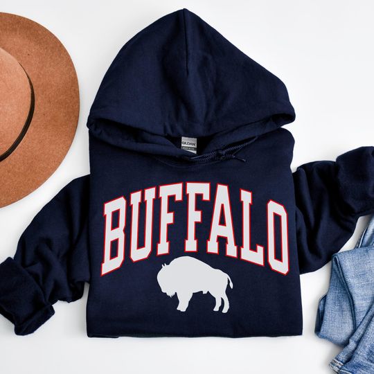 Discover Vintage Buffalo Football Hoodie: Trendy Game Day Buffalo Shirt