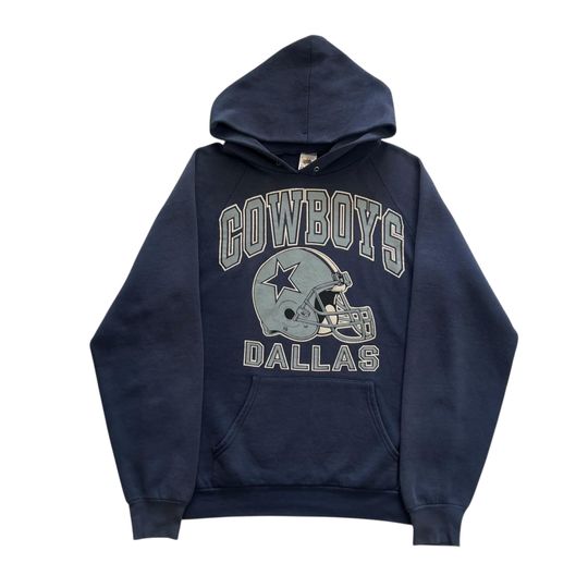 Vintage 90s Dallas Cowboys Hoodie Navy Blue football Football Pullover Sweatshirt Hoodie