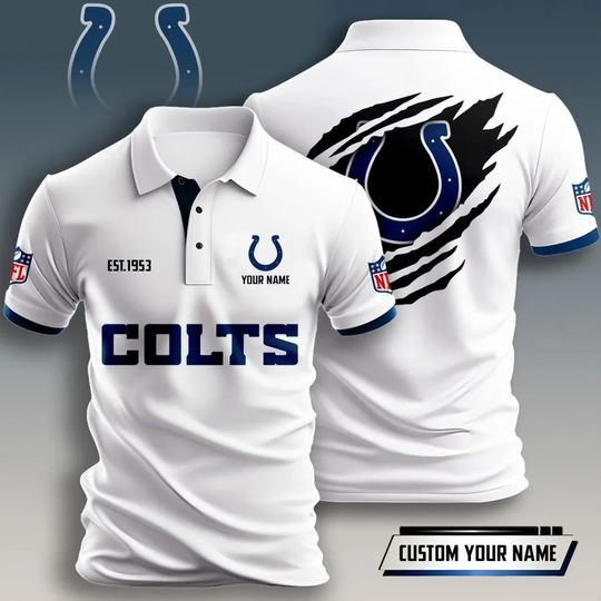 Indianapolis Colts Men Polo Shirt