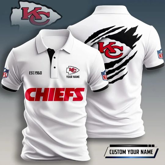 Kansas City Chiefs Men Polo Shirt