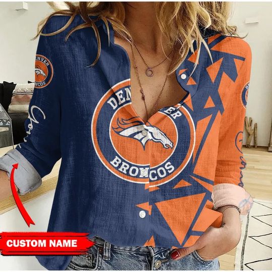 Denver Broncos Personalized Woman Shirt