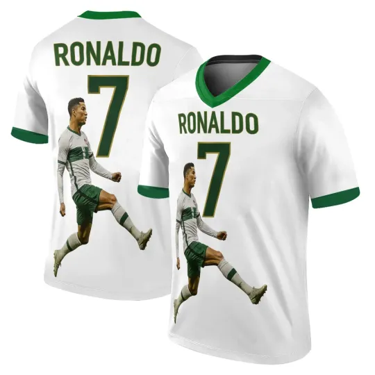 Discover Football Jersey 3d Printed NO.7 Ronaldo Shirt