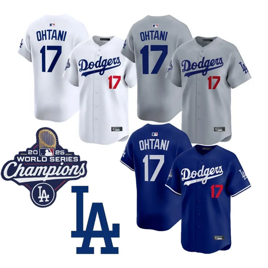 Discover NWT Dodgers #17Shohei Ohtani 2025 World Series Champions Jersey