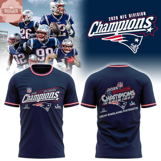 New England Patriots Super Bowl 2026 NFC Division Champions T-Shirt