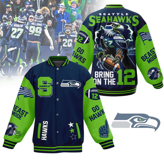 Discover Seattle Seahawks football New Baseball Jacket For Fan