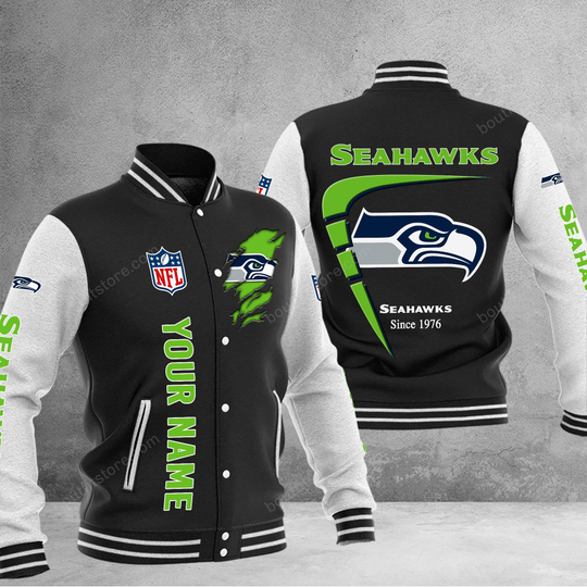 Seattle Seahawks Baseball Jacket Gift For Fan