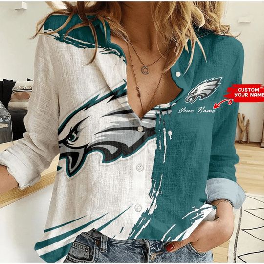Philadelphia Eagles Personalized Woman Shirt