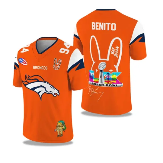 Discover Broncos Bad Bunny Bowl LX 2026 Jersey