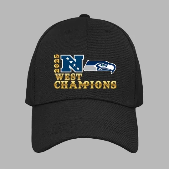 Seattle Seahawks 2025 NFC West Champions Baseball Cap