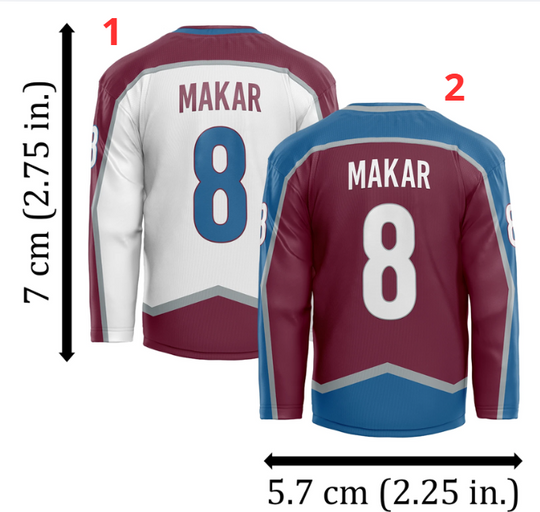 Discover Colorado Hockey Jersey Size XS-5XL Fanmade
