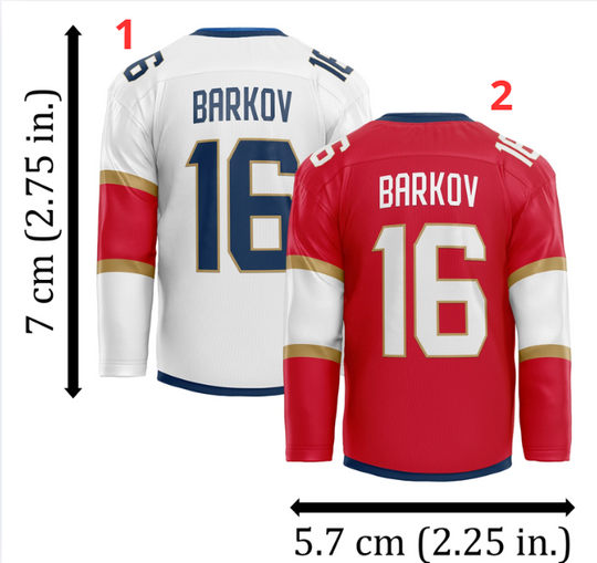Florida Hockey Jersey Size XS-5XL Fanmade