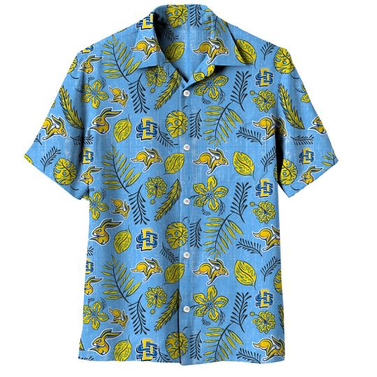 Discover Wes and Willy Men's College Hawaiian Shirt Short Sleeve Vintage Floral