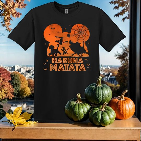 Discover Hakuna Matata Lion King Disney T-Shirt Tshirt T Shirt Hoodie Unisex Men Women Kids (S-5XL) | Gildan Top for Boys & Girls SY447
