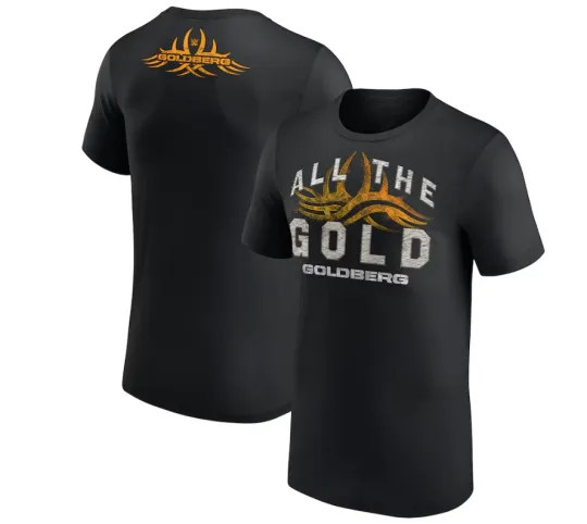 Discover Black Goldberg Double Sided T-Shirt