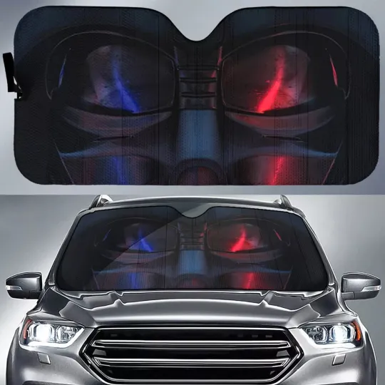 Darth Vader Car Sun Shade, Anakin Skywalker Star Wars Galaxy Edge Automotive Accessories