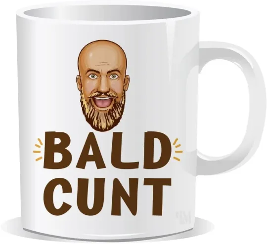 Discover Bald C**t Mug - Funny Novelty Coffee Mug for Birthday Father's Day Christmas
