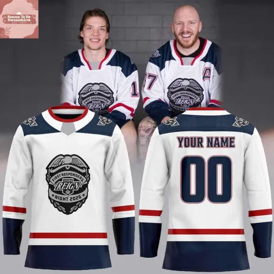 Discover Personalized Ontario Reign First Responders Night 2026 Hockey Shirt Fan Gear