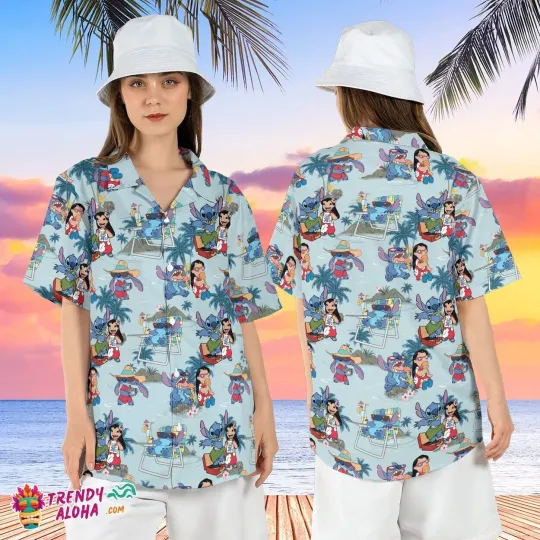 Discover Lilo Stitch Beach Cute Tropical Disney Summer Vacation Shirt