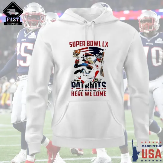 Discover NE Patriots 2026 Division Champions Super Bowl LX Hoodie