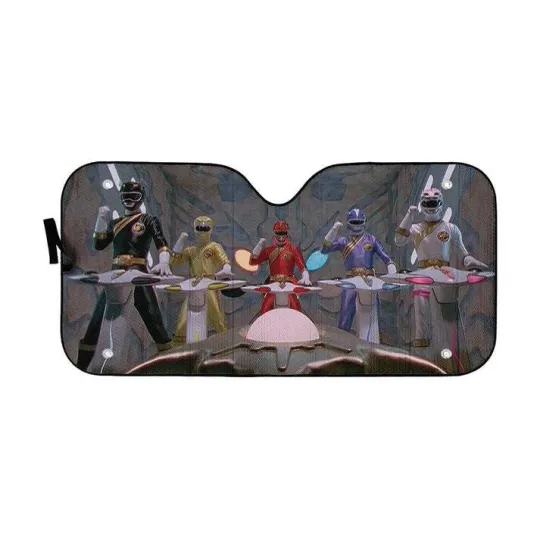 Discover Power Rangers Wild Force Cockpit Car Auto Sunshade