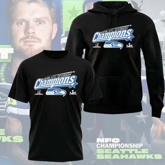 Discover Seahawks 2026 AFC Division Champions Hoodie