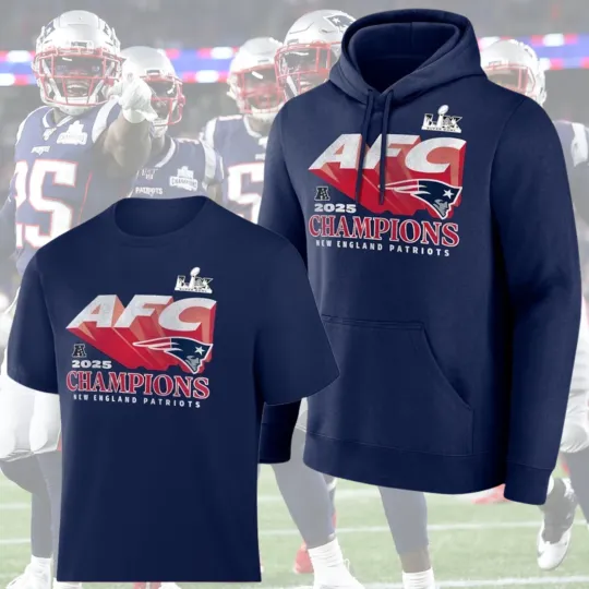 Discover NE Patriots 2026 AFC Champions Quick Pass Hoodie