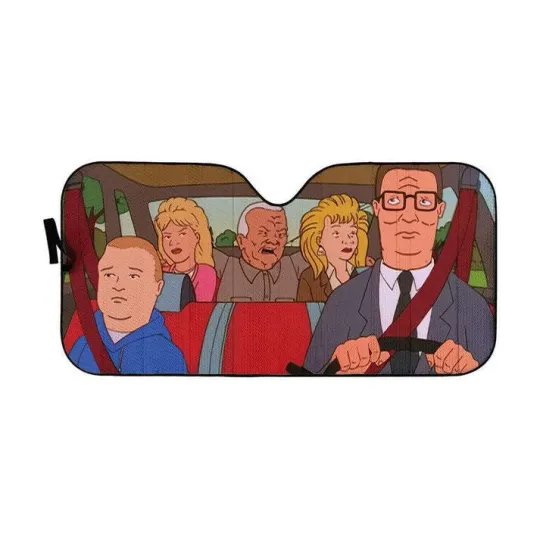 Discover Hank You ve Gotta Fat Neck Car Auto Sunshade