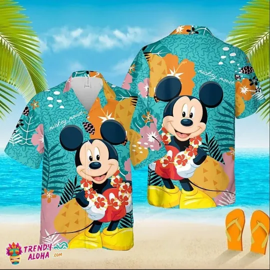Discover Disney Caribbean Pirate Mickey Friends Life Hawaiian Funny Shirt