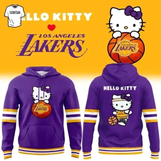 Discover Lakers x Hello Kitty Hoodie