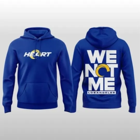 Discover Rams Heart We Not Me Hoodie