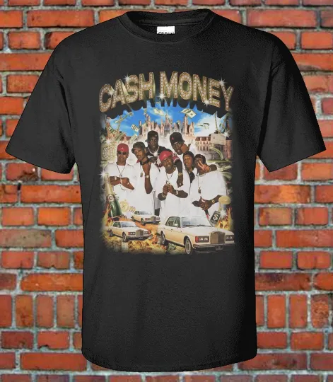 Discover CASH Money Bootleg  Graphic Tee