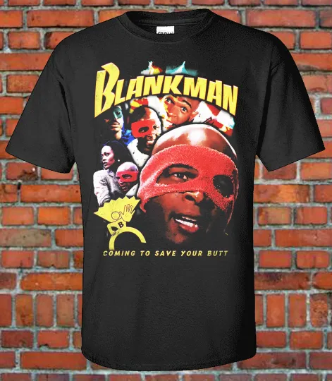 Discover Blankman  90s Style Bootleg Graphic Tee Exclusive