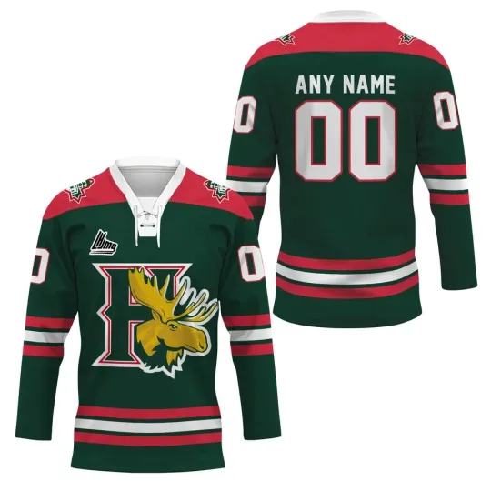 Discover Personalized Halifaxs Moosehead Lace Hockey Jersey Shirt Men Women