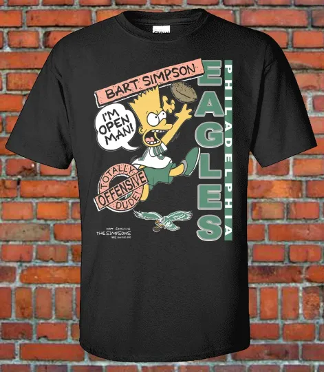 Discover Bart Simpson Eagles 90s Style Bootleg T-Shirt