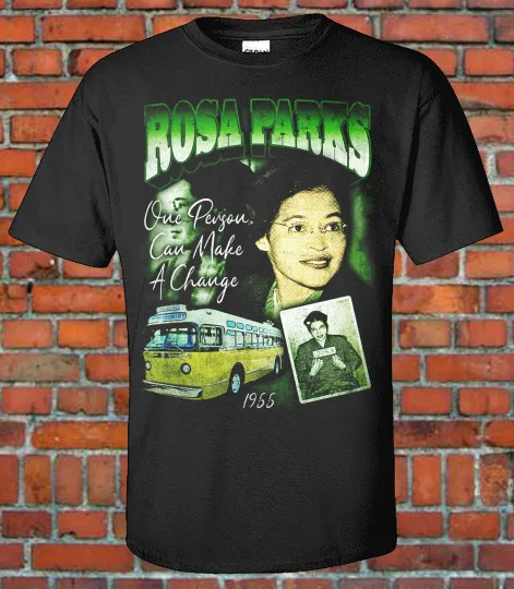Discover Rosa Parks 90s Bootleg Style Graphic T shirt