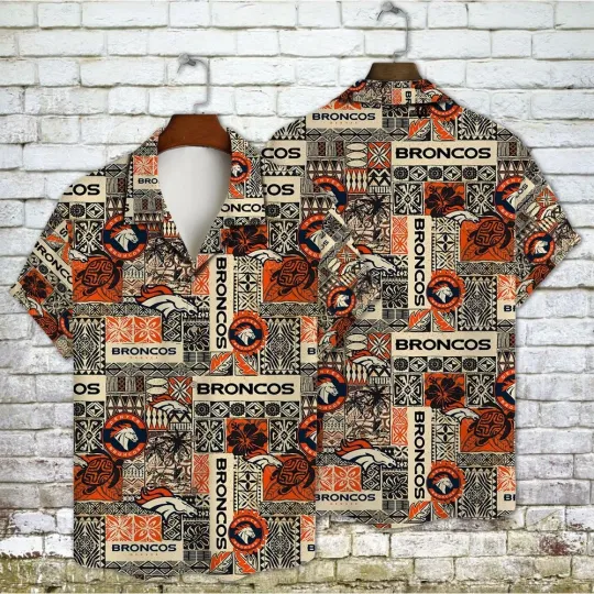 Discover Denver Broncos Aop Hawaiian Shirt Signature Style
