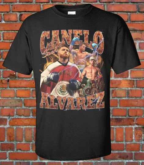 Discover Canelo Boxing 90s Style Bootleg T-Shirt Graphic Tee
