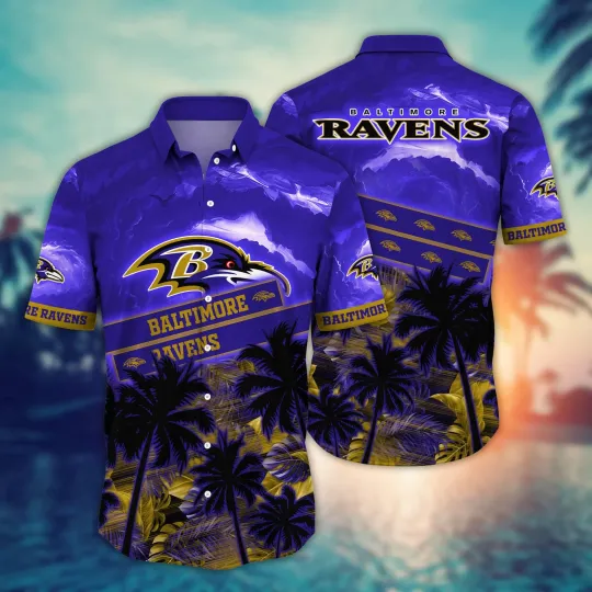 Baltimore Ravens football Hawaiian Shirt