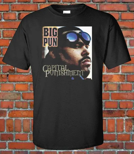 Discover Big Pun Capital Punishment Album Cover T-Shirt Classic Hip Hop Tee